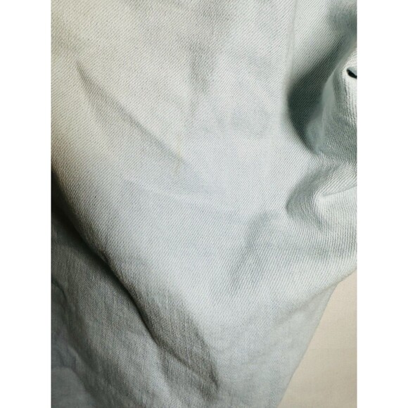 American Bazi Crop Flare‎ Hippie Retro Light Blue Jeans Women's SMALL - Picture 6 of 11